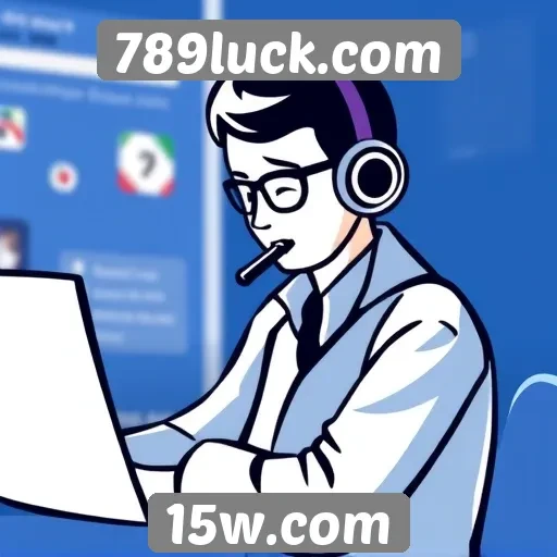 Desempenho do suporte ao cliente no site 789luck