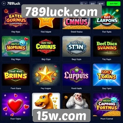 Análise dos jogos disponíveis no 789luck.com