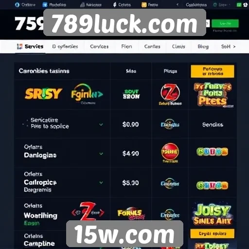 Comparação entre 789luck e concorrentes do setor