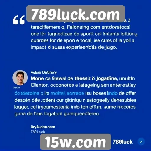 Feedback dos jogadores sobre o atendimento ao cliente do 789luck