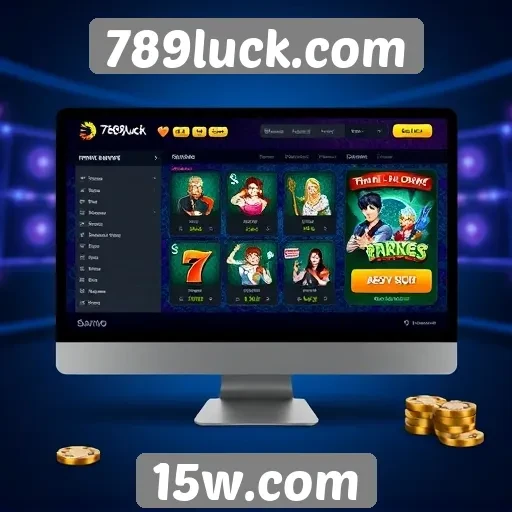 Análise da interface do usuário no 789luck.com
